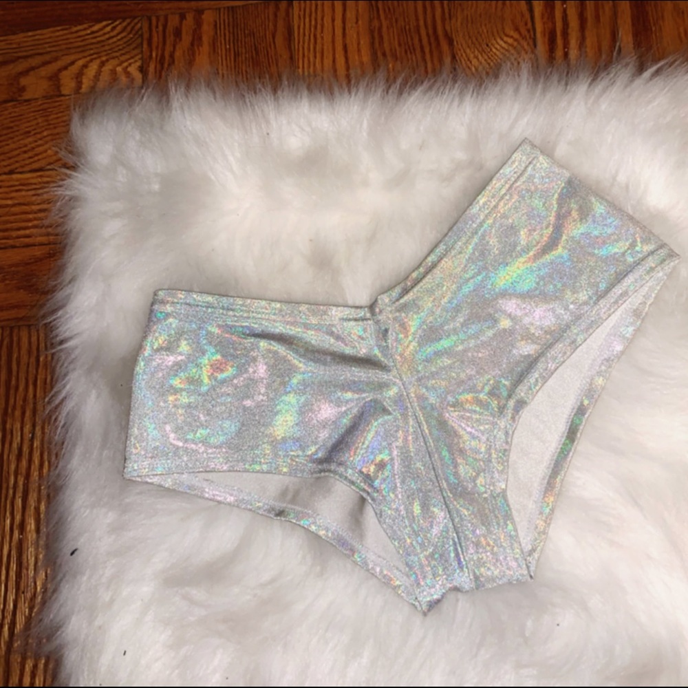 Holographic Booty Cheeky Shorts